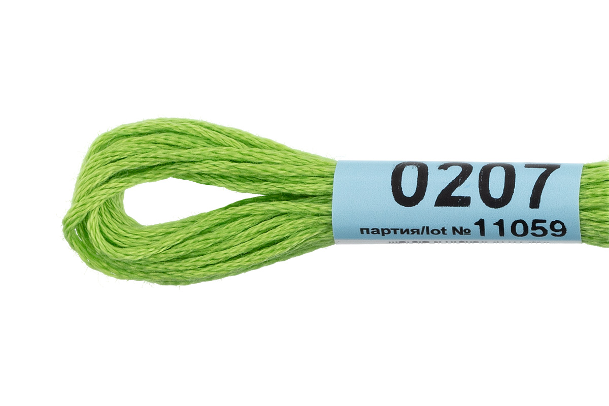 Мулине "Гамма" цв.0207 салатовый