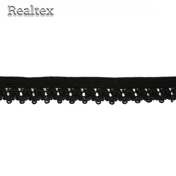 Резинка бельевая 12мм RB 01 цв.F322 чёрный