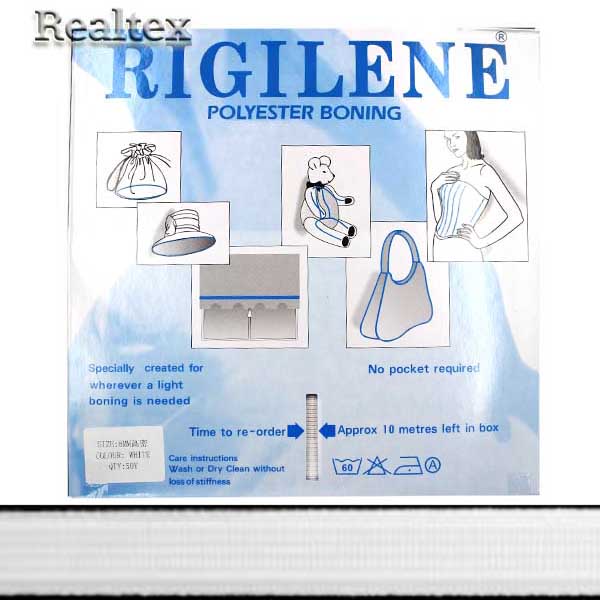  Регилин жёсткий 12мм Реалтекс цв.белый 