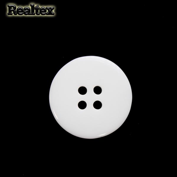 Пуговицы Realtex 4 прокола 18мм (200шт) цв.белый