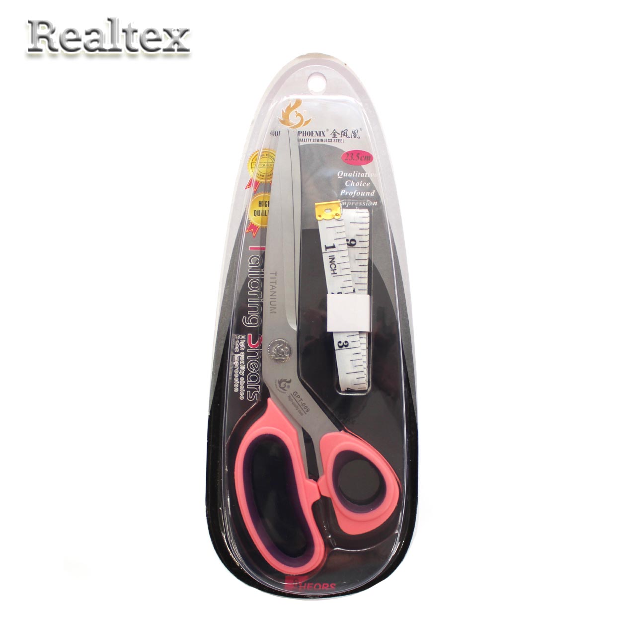 Ножницы Realtex Premium GPT-009 235мм набор с сантиметром