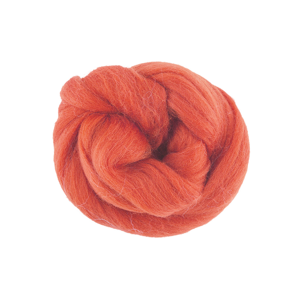 Шерсть для валяния TFS-050 полутонкая (50гр) цв.0131 багряный