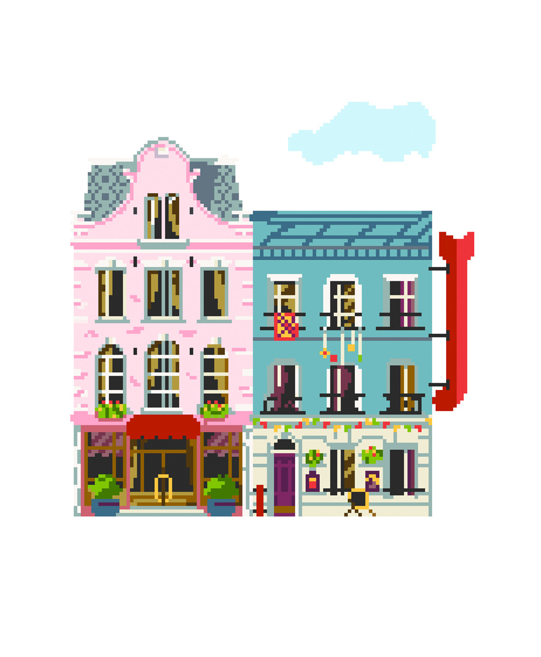 Рисунок на канве МП №1807 "Стокгольм" 28х34см