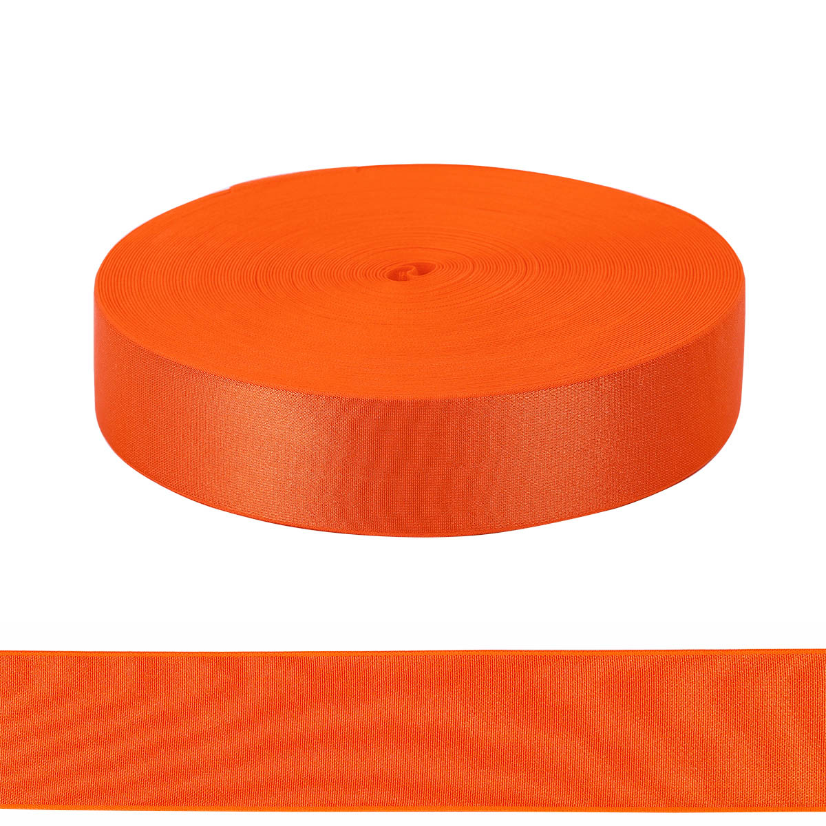 Резинка тканная 40мм TBY 33729 для мужского белья цв.оранжевое пламя