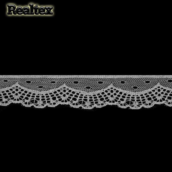 Кружево капроновое  30мм TBY 1667 (27,4м) цв.12 т.серый