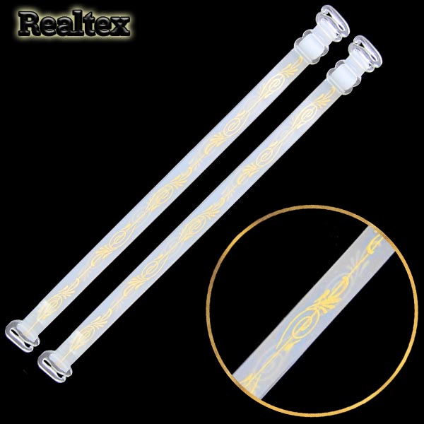 Бретели 4581/32 цв.прозрачный/золото