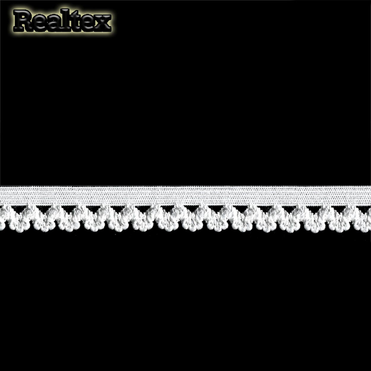 Резинка бельевая Realtex 2163 14мм (50м) цв.белый