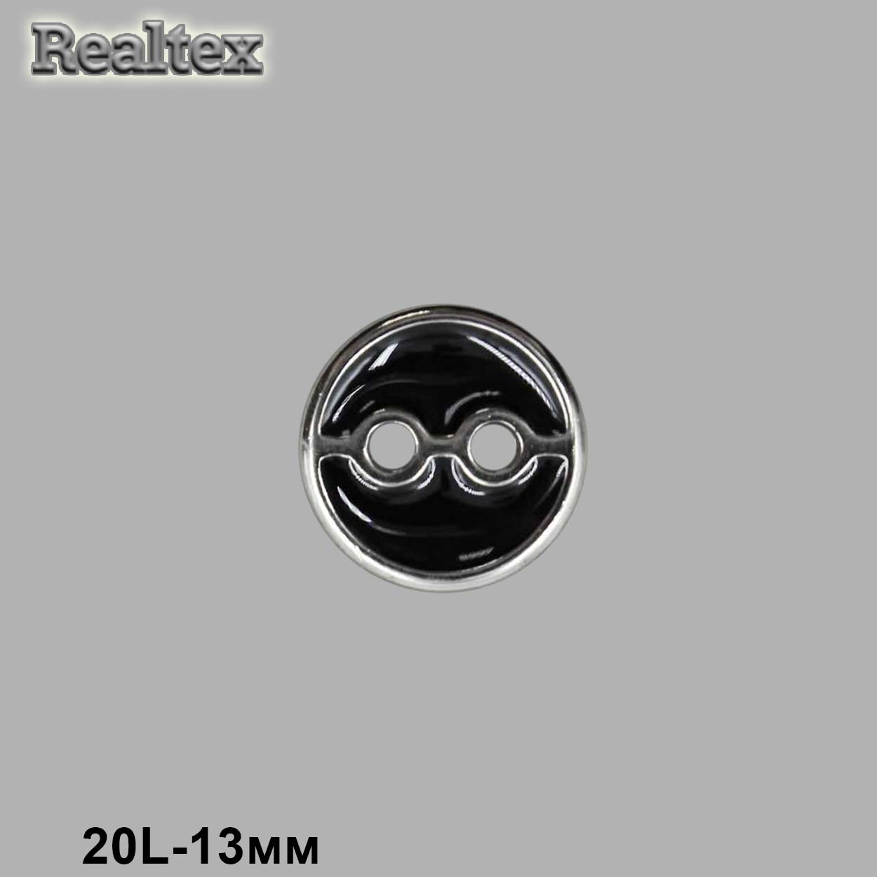 Пуговицы LA X-41 20L (72шт) цв.Black/S 