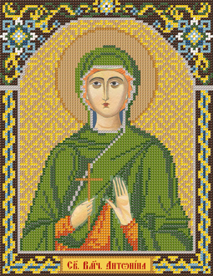 Рисунок на канве для бисера НС С9106 "Св.Вмч.Антонина"