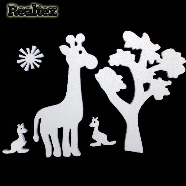 Заготовка для декорирования Жираф на природе 42см мод.13408 (1уп) (пенопласт пористый)