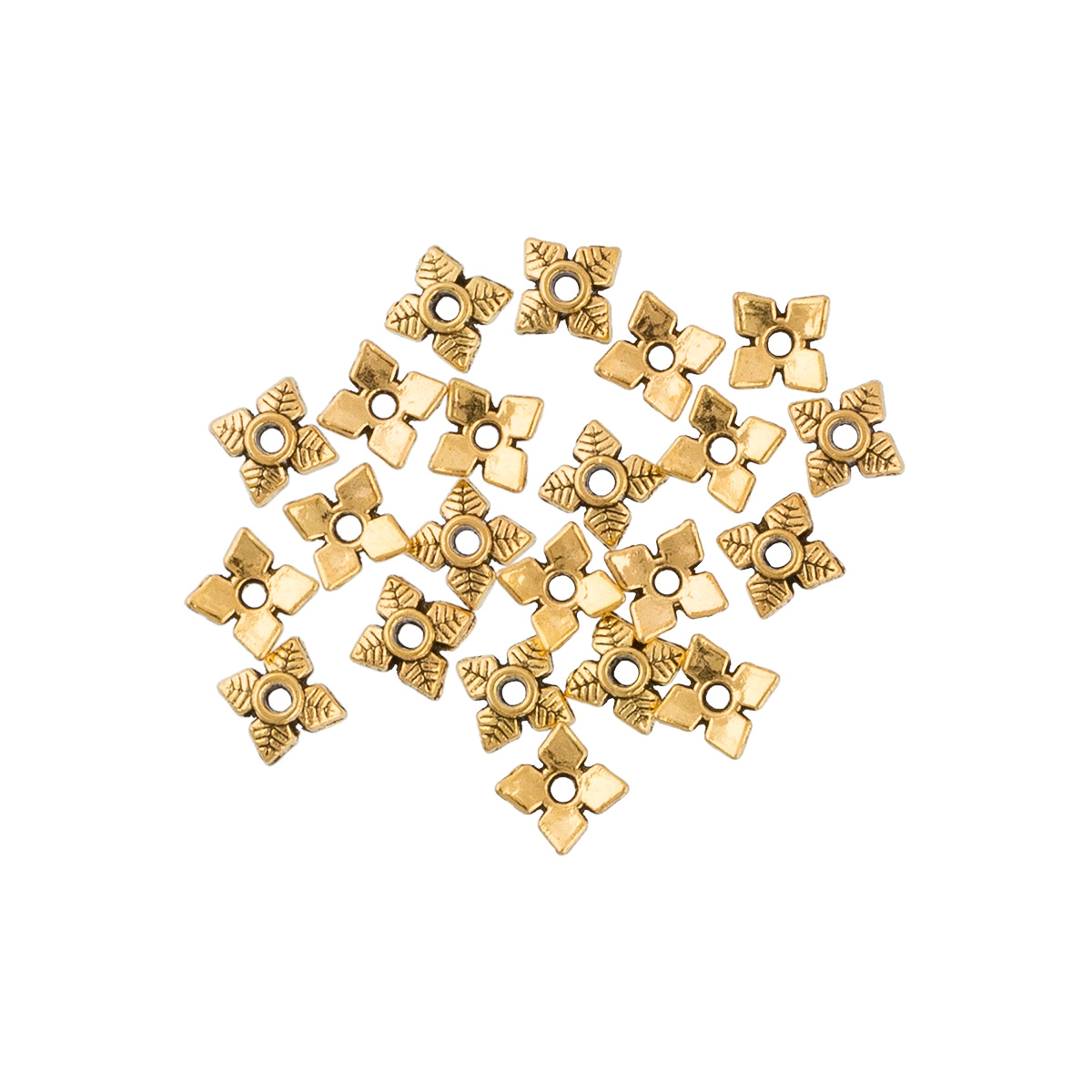 Розетка для бус "Zlatka" MFR-15 цв.02 золото