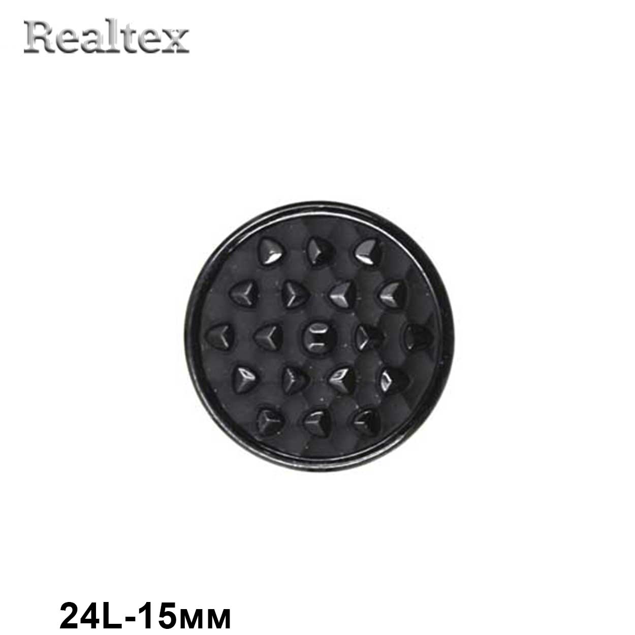 Пуговицы RB 0524 24L (72шт) цв.Black