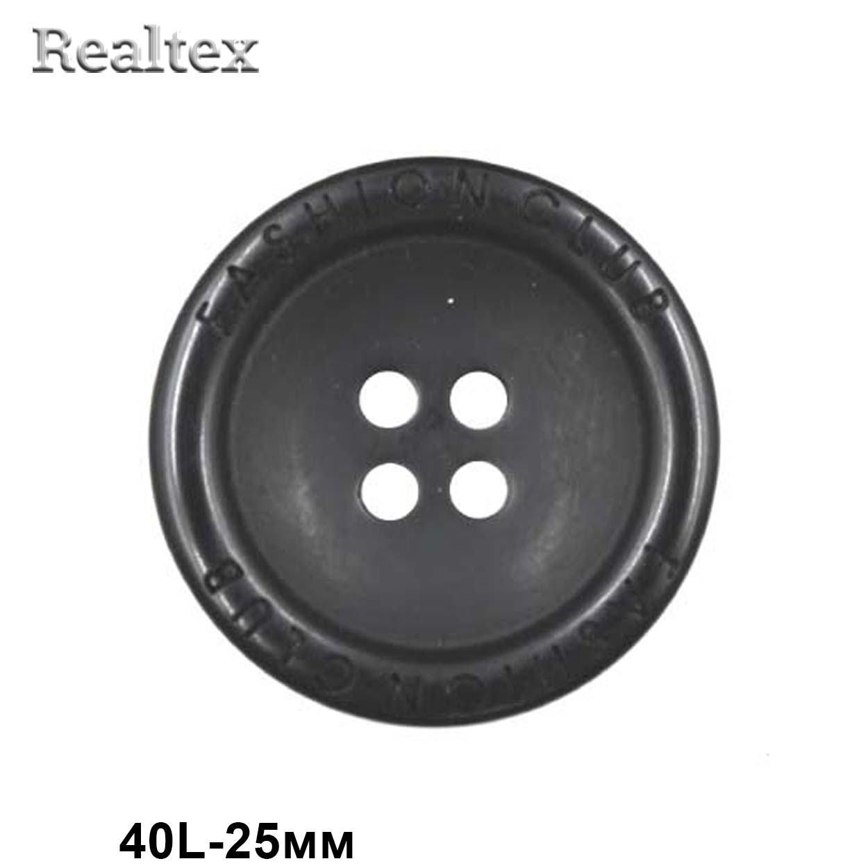 Пуговицы CN A083 40L (72шт) цв.Blk-200
