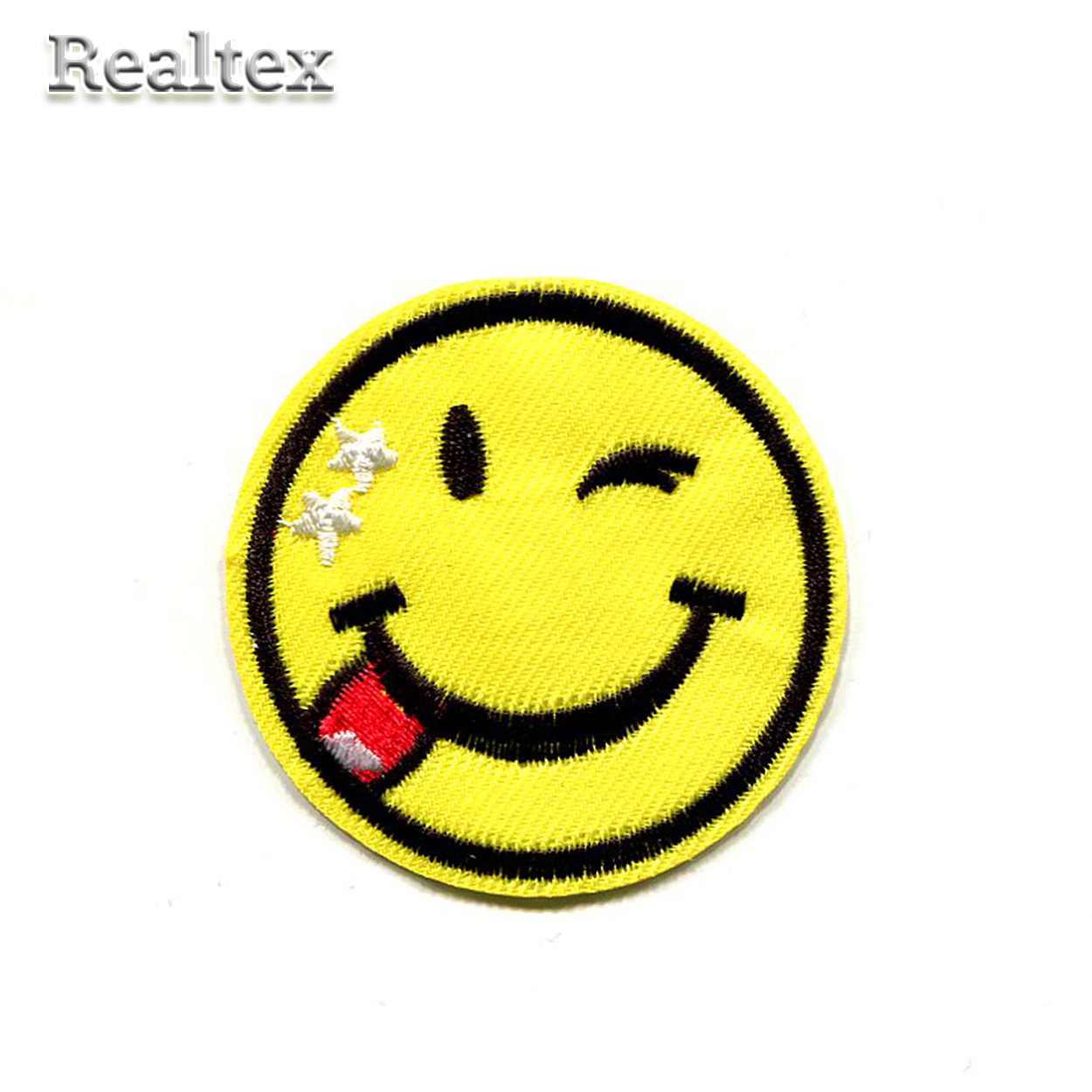  Термоаппликации детские Реалтекс S-1591 "Смайлик" цв.желтый