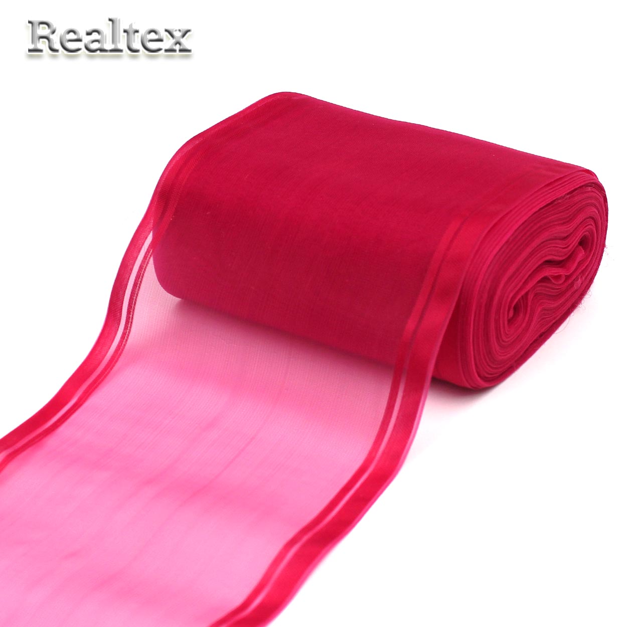 Лента капроновая 110мм с3504г17 цв.11 малиновый