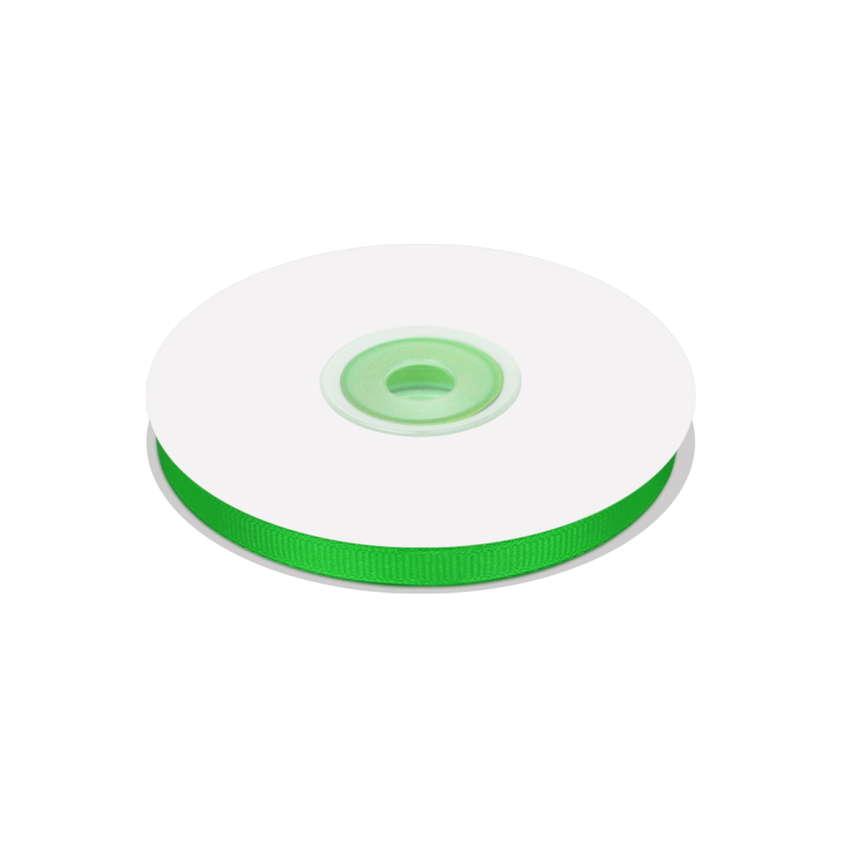 Лента репсовая  6мм MG (22,8м) цв.579 ярко-зелёный