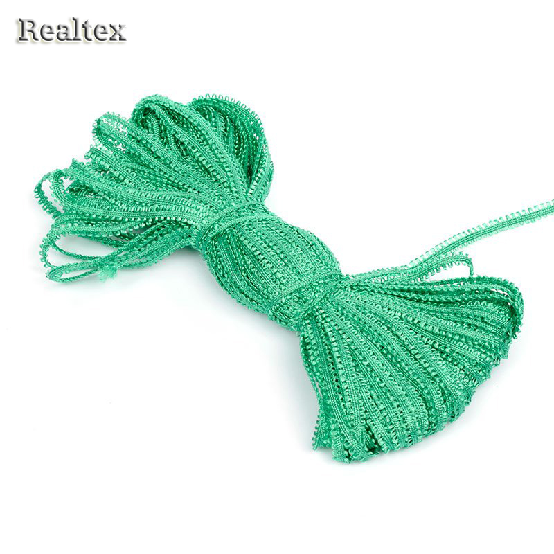 Тесьма отделочная с3601г "сороконожка" цв.зеленый