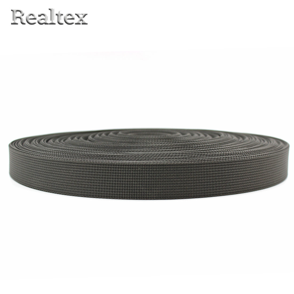  Лента ременная Realtex Premium 25мм (45,7м) цв.17 темно-серый