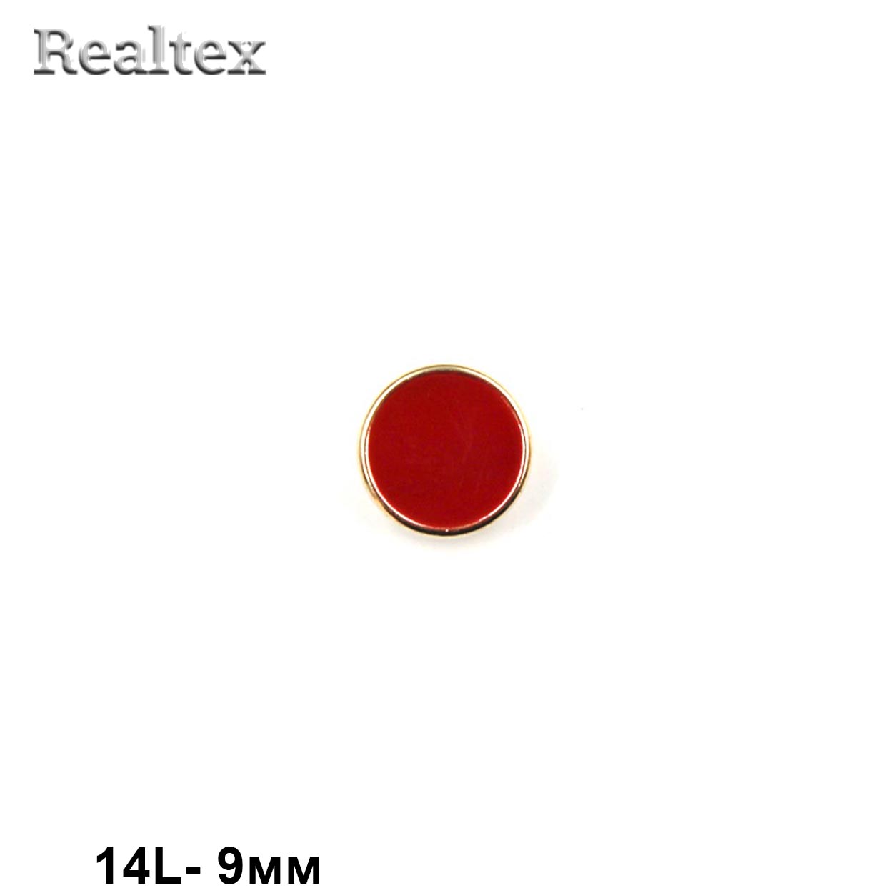 Пуговицы LA X-45 14L (72шт) цв.Red/G