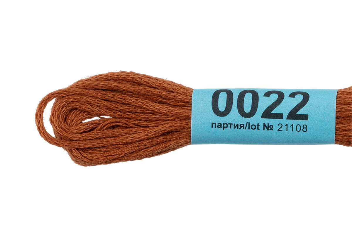 Мулине "Гамма" цв.0022 св.коричневый