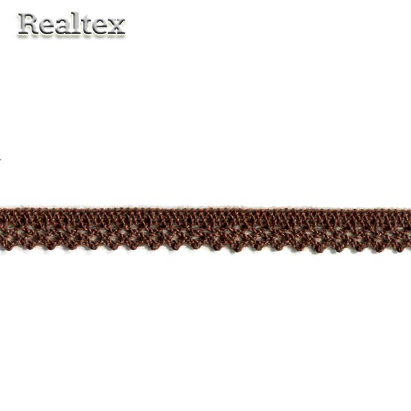 Кружево вязаное  10мм 10.01.129 цв.10 коричневый