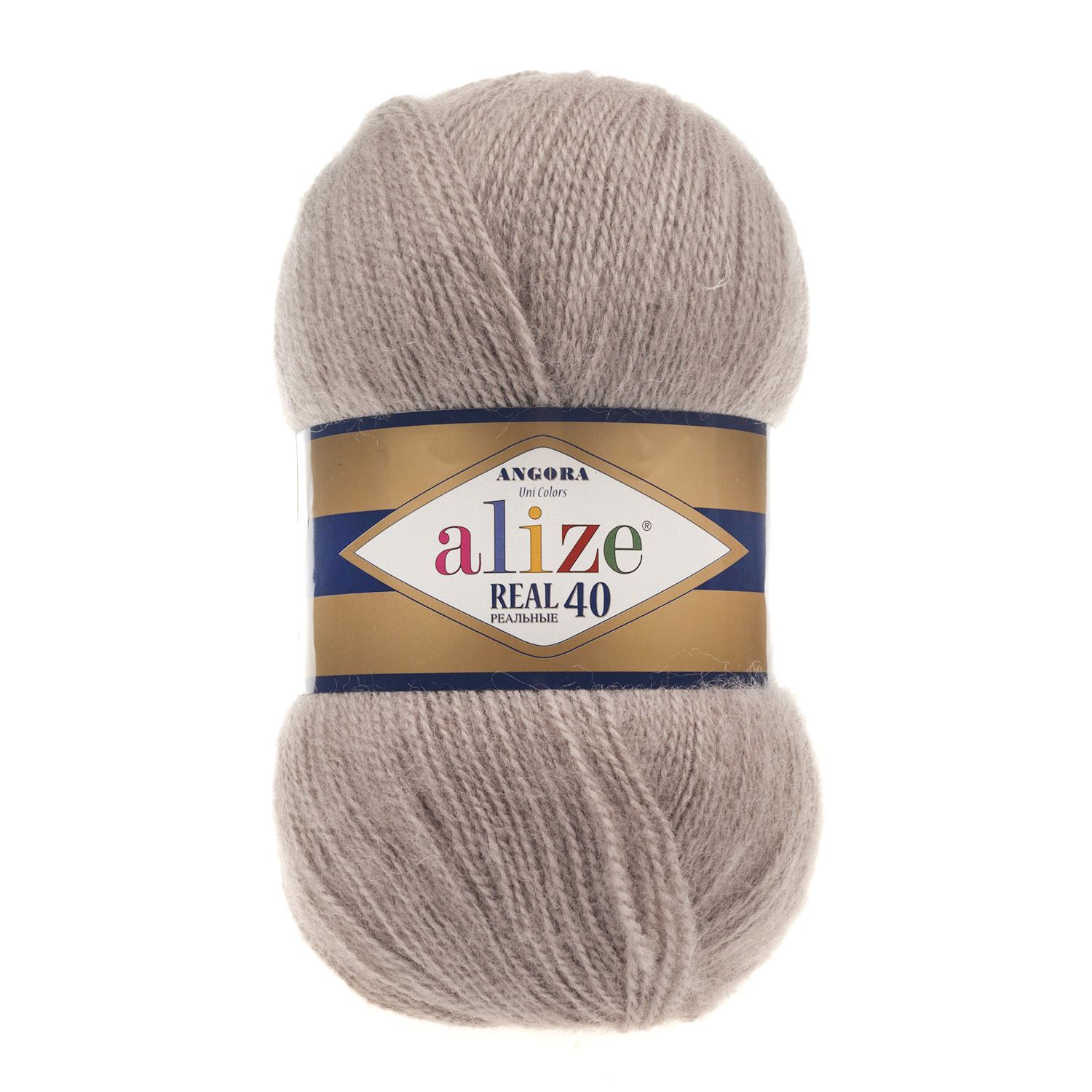 Пряжа Alize "Angora Real 40" (100гр) цв.541 норка
