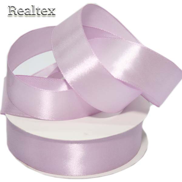 Лента атласная 25мм Realtex (32,9м) цв.113 светло-сиреневый