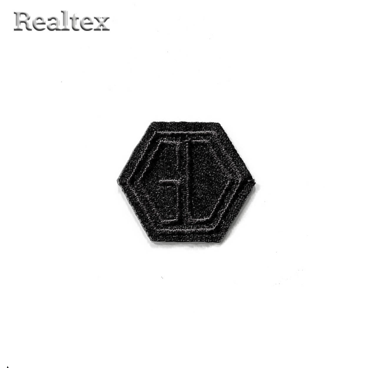  Термоаппликации Realtex S-5203 "GO" цв.черный