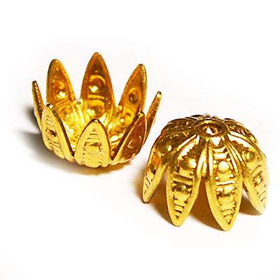 Розетка для бус 17-0024 8*6мм цв.золото