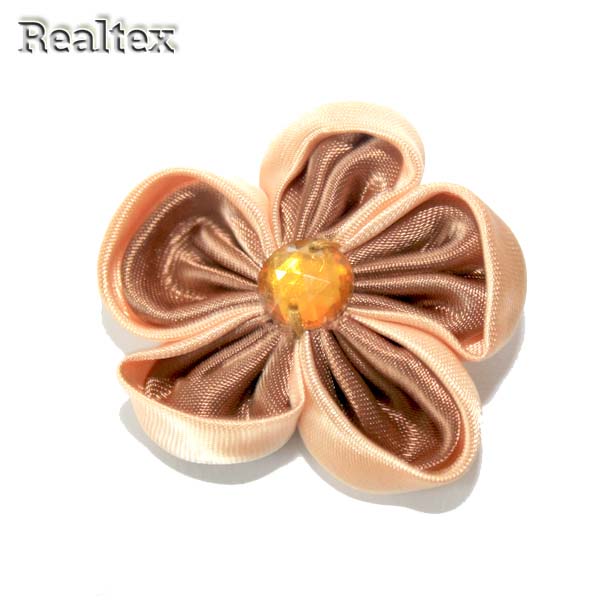 Цветочки пришивные 1-440 цв.коричневый