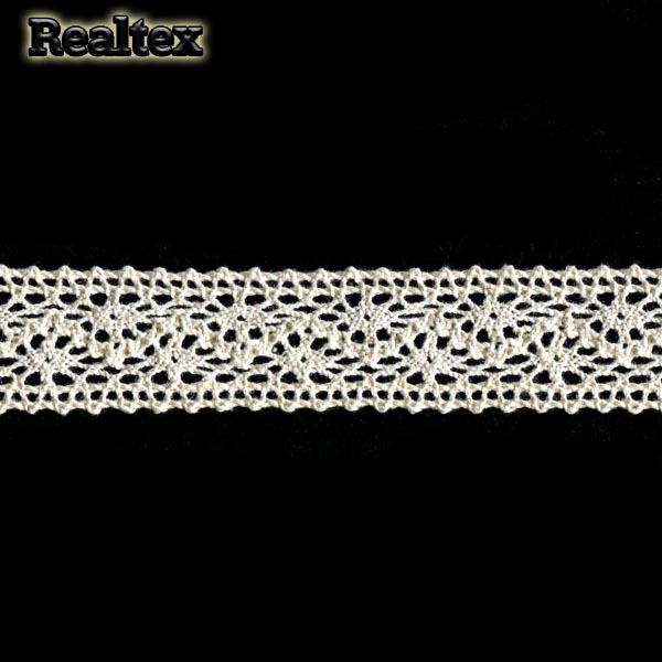 Кружево вязаное  27мм 27.01.101 цв.03 суровый