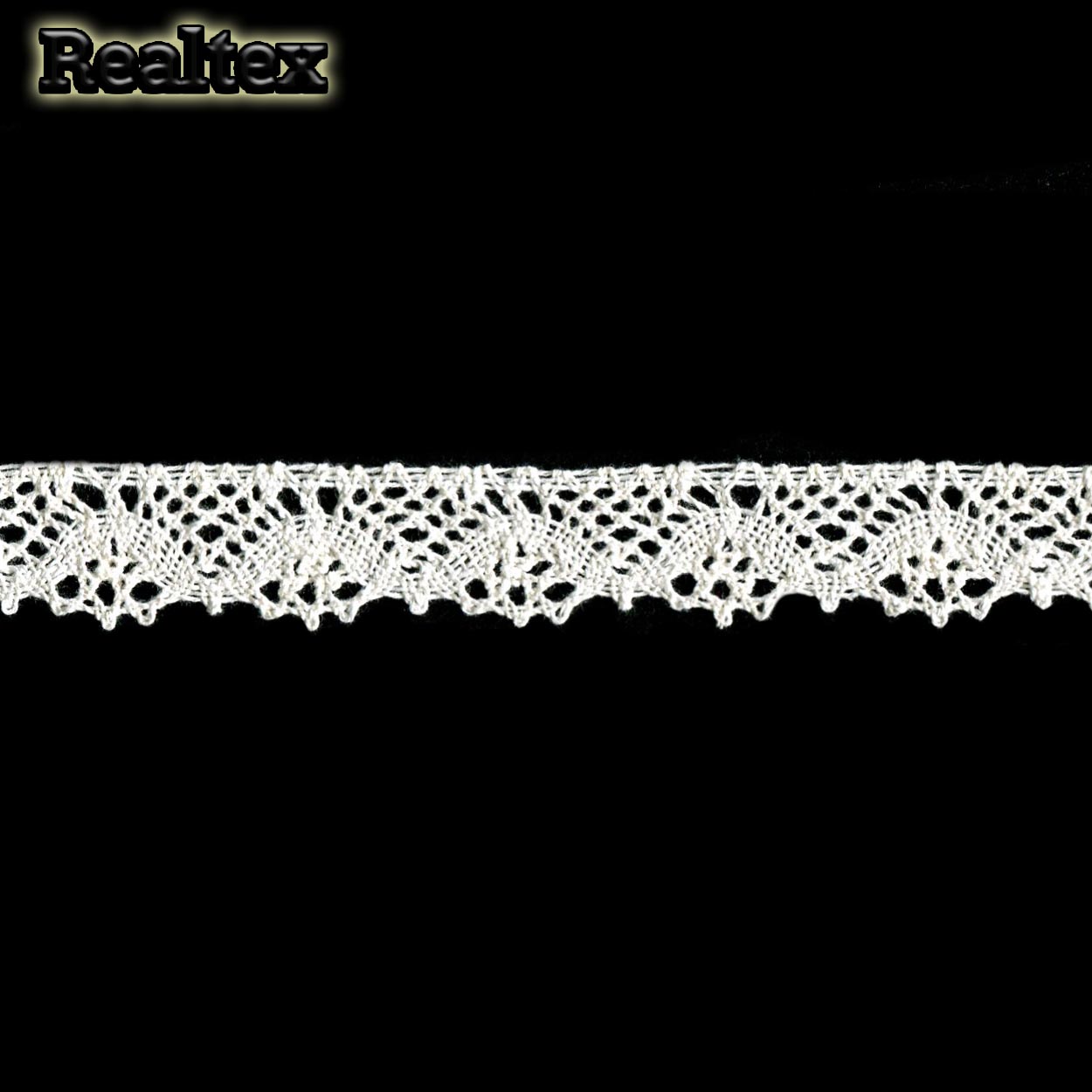 Кружево вязаное  20мм 20.01.119 цв.02 молочный