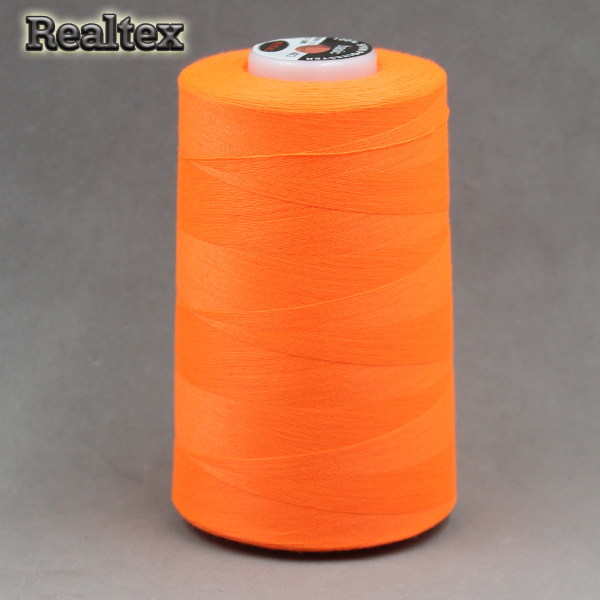 Нитки МАХ 40/2 (5000ярд) цв.580 оранжевый неон