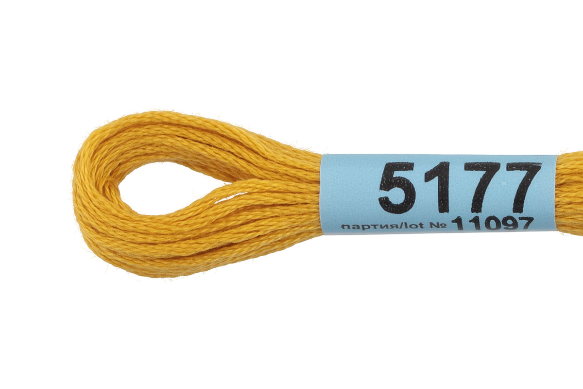 Мулине "Гамма" цв.5177 т.желтый