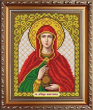 Рисунок на ткани "Славяночка" ИС-5030 "Св.Муч. Анастасия Узорешительница " 