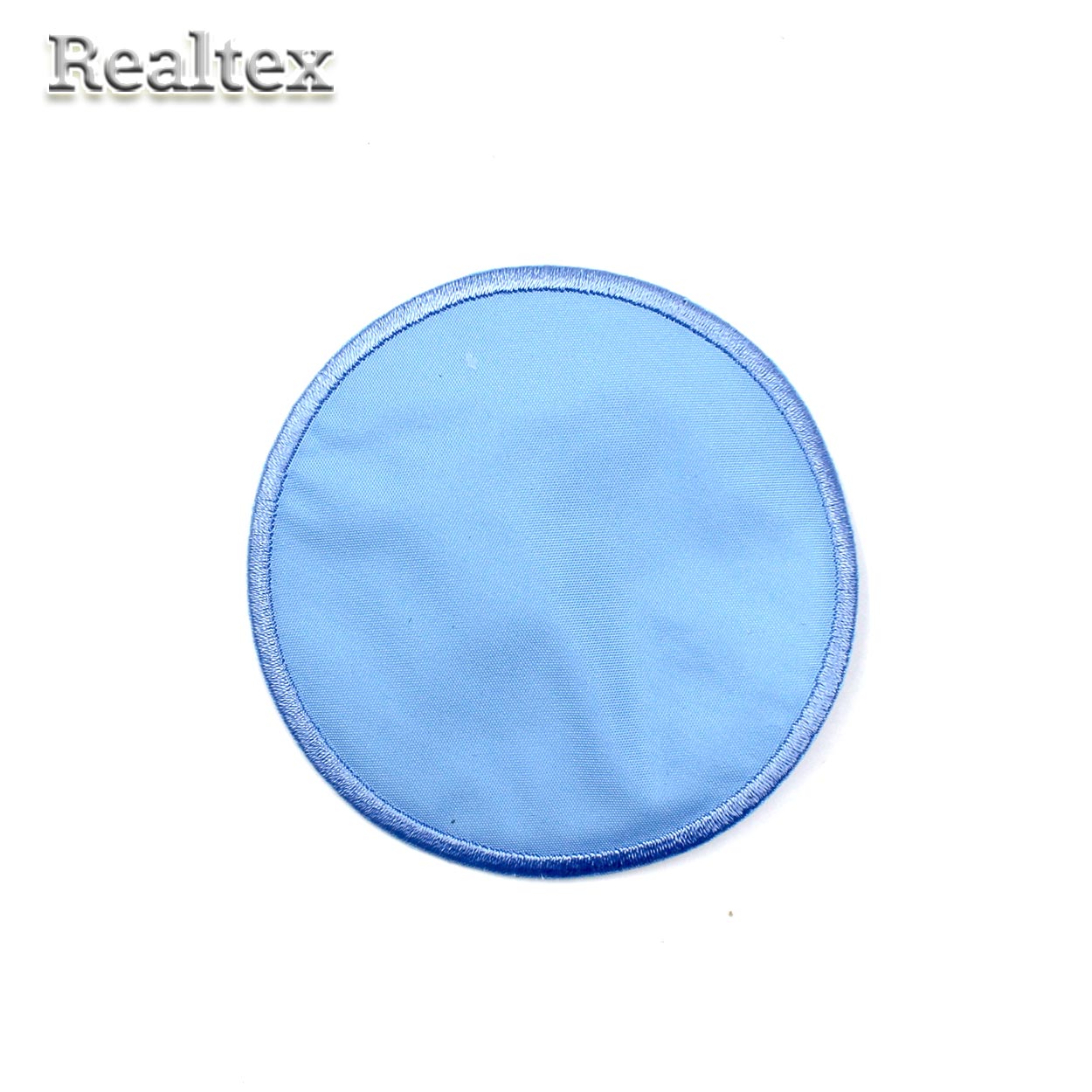 Термоаппликации 011 "Круг" цв.голубой 