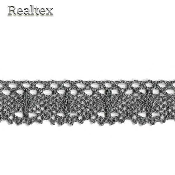 Кружево вязаное  40мм 40.01.192 цв.06 св.серый