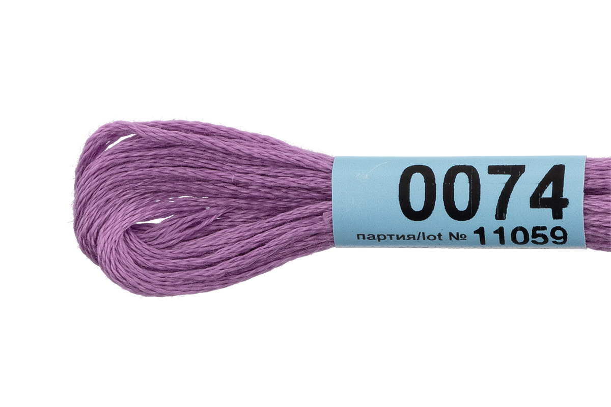 Мулине "Гамма" цв.0074 сиреневый