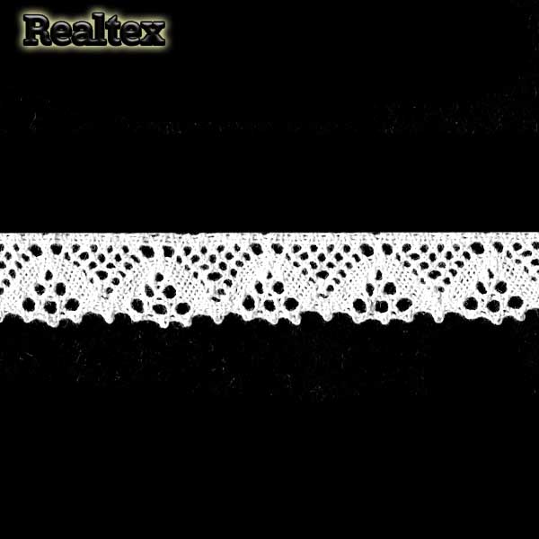 Кружево вязаное  20мм 20.01.119 цв.01 белый