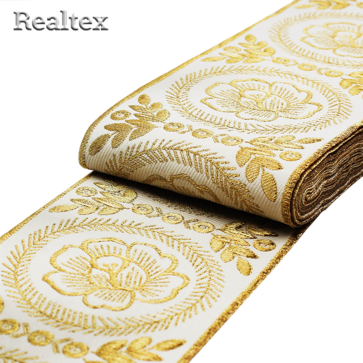 Тесьма церковная 100мм 12367/D-2 цв.золото