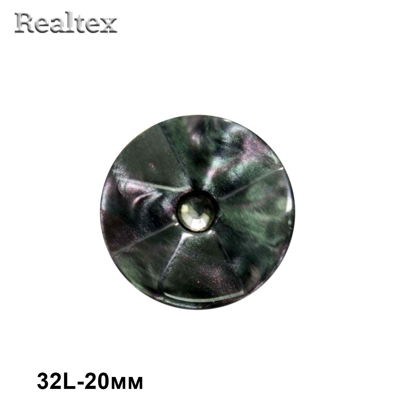 Пуговицы CB L-022 32L (144шт) цв.Black