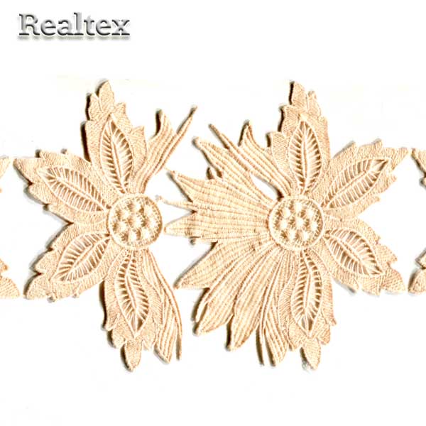 Кружево гипюр 145мм SH508 цв.1 бежевый