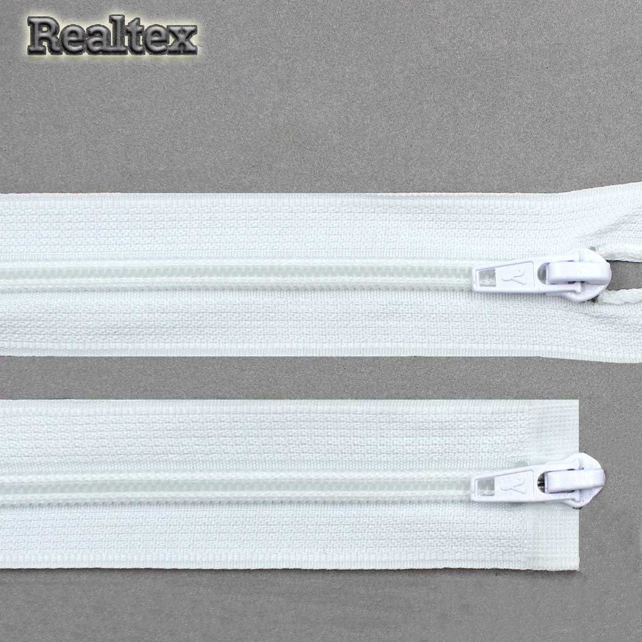 Молния витая G1052 Т.7 110см 2замка разъемная (10шт) цв.101 белый 