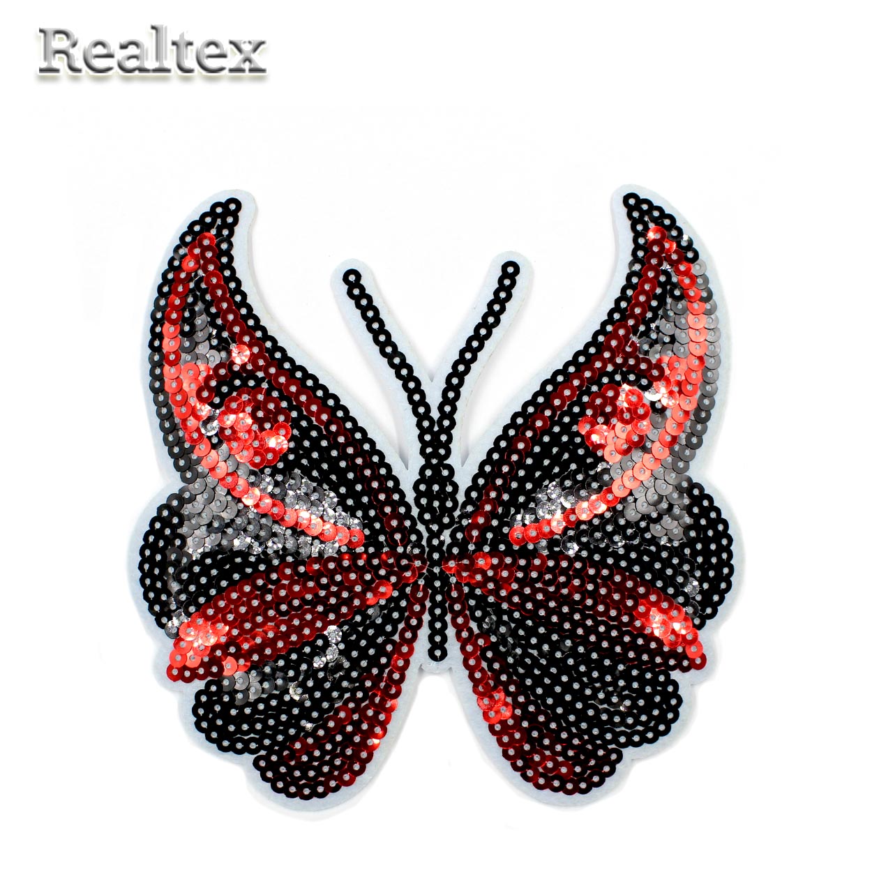Термоаппликации с пайетками Realtex RT-182 "Бабочка" 