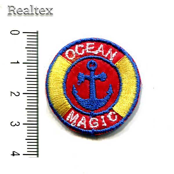 Термоаппликации 12841 "OCEAN" цв.красный 