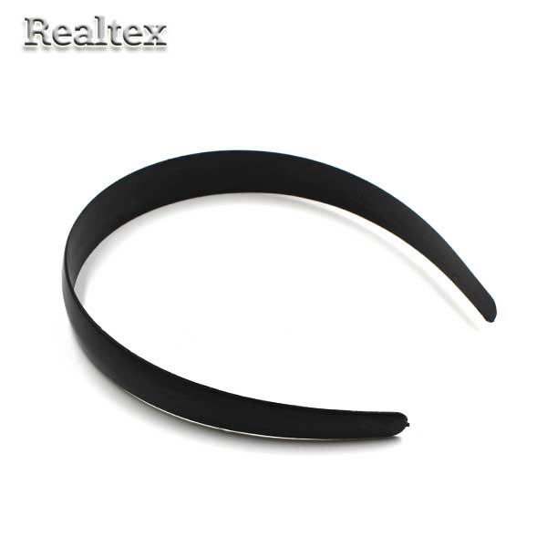 Основа для ободка "R" пластик 20мм обтекаемой формы (2шт) цв.черный 