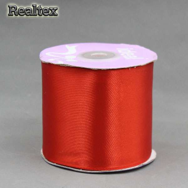 Лента атласная 75мм MG (22,5м) цв.3095 красный