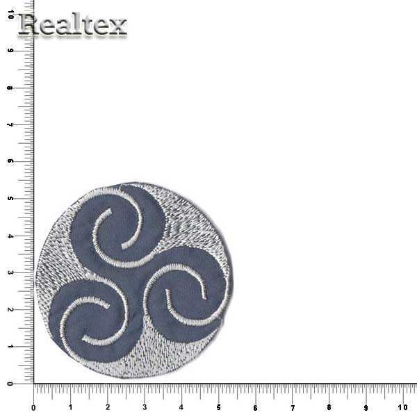 Термоаппликации 15744 "Узор" цв.синий