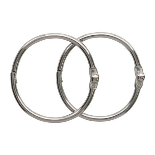 Кольца для альбомов 35мм 5AS-105 цв.серебро