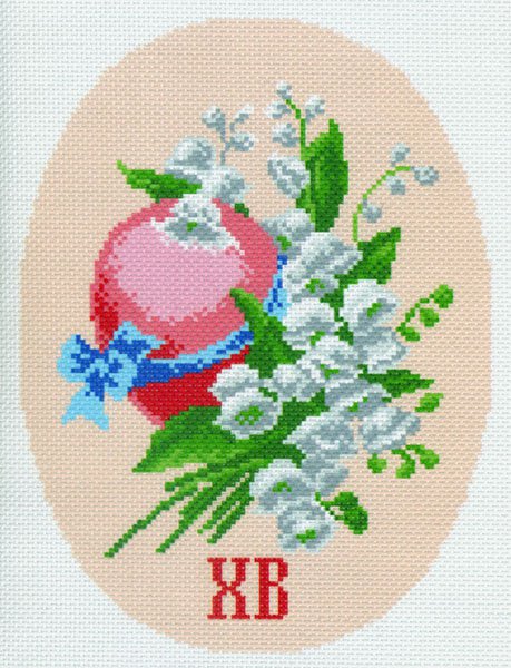 Рисунок на канве МП №1044 "ХВ" 28х34см